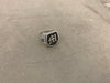 Two Tone Single Initial Signet Ring