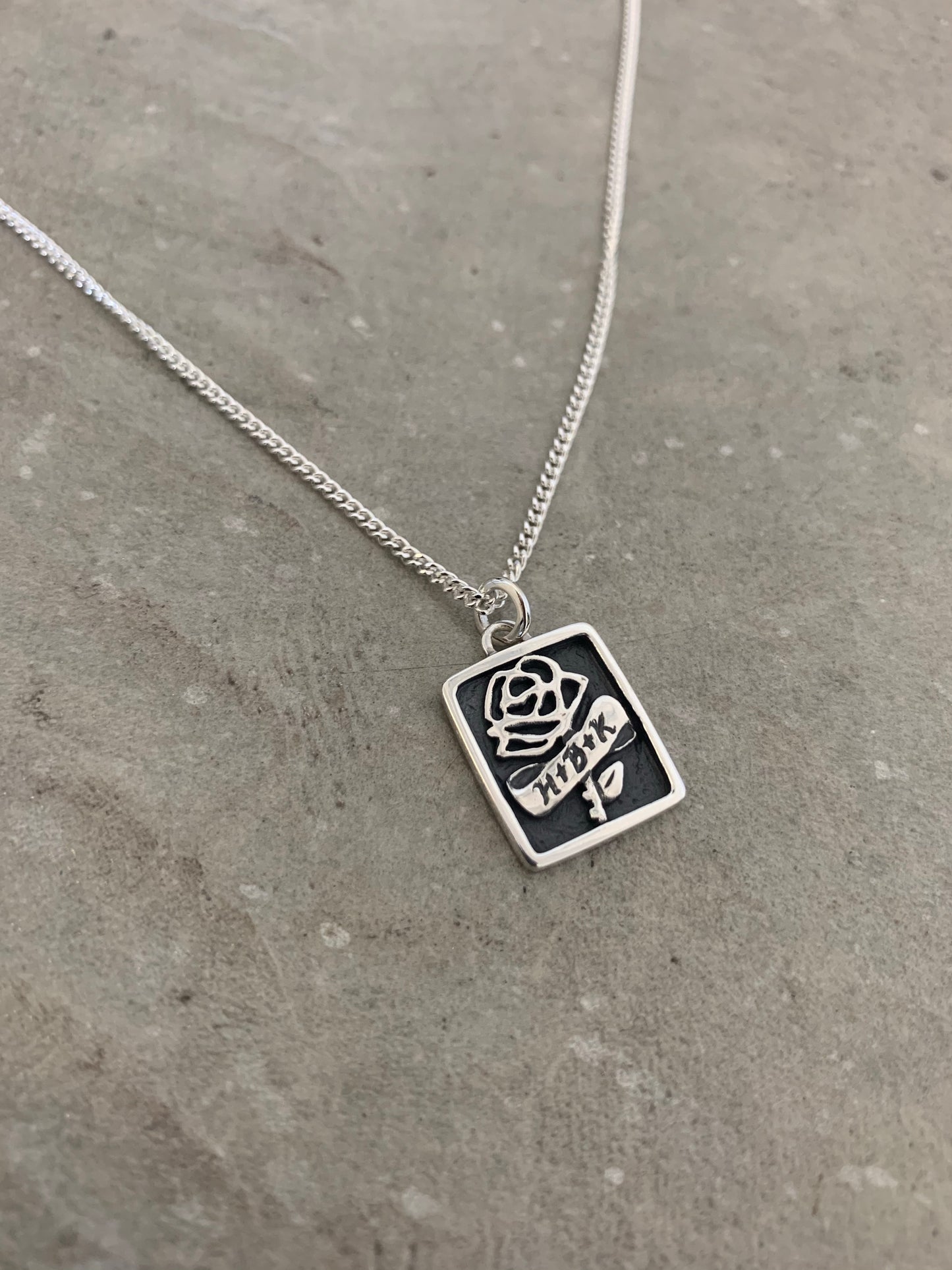 Rose Scroll Necklace