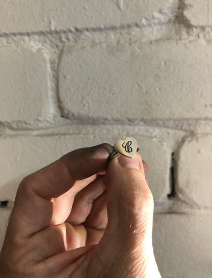 Webbed Heart ring