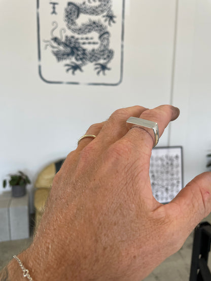 Squared Edge Band Ring