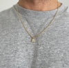 Gold Mini Letter Necklace