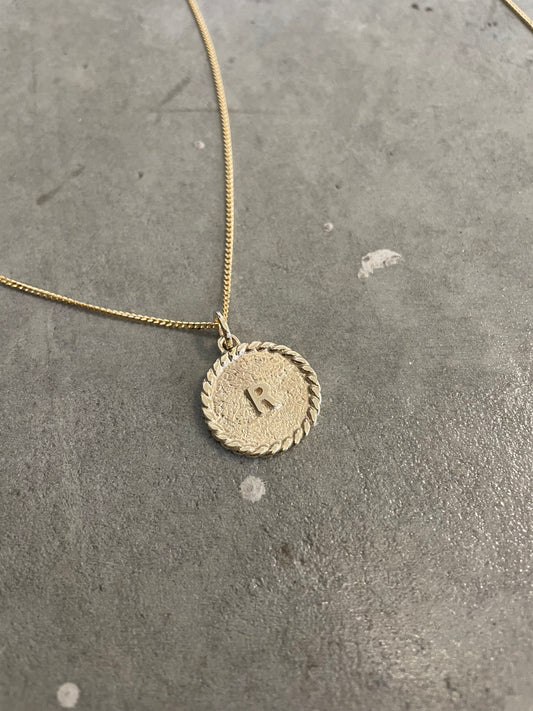 Gold Fortunes Initial Necklace