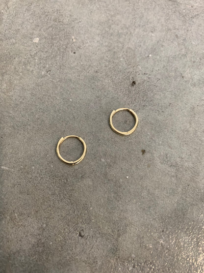 Gold Hugger Hoops