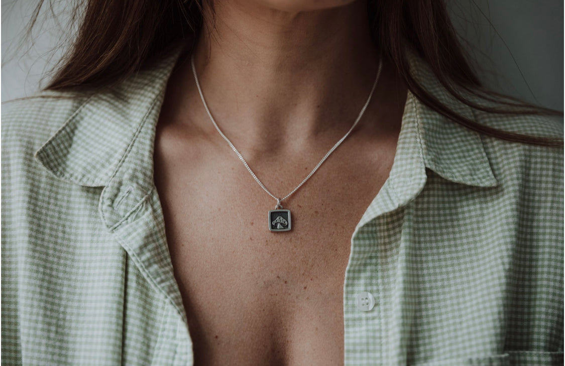 Mushroom Necklace