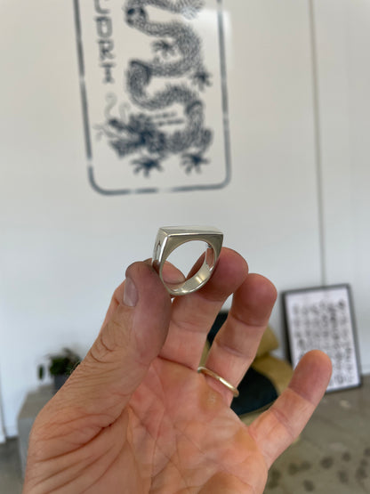 Squared Edge Band Ring