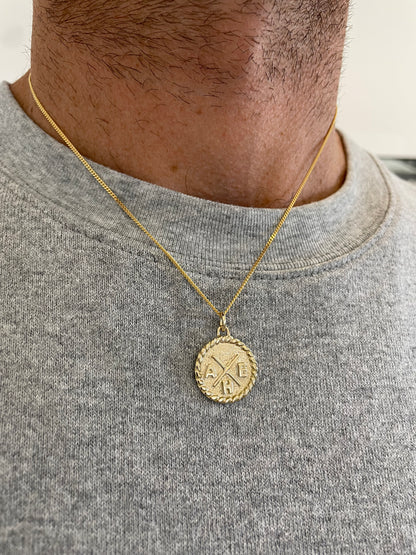 Gold X Fortunes Initial Necklace