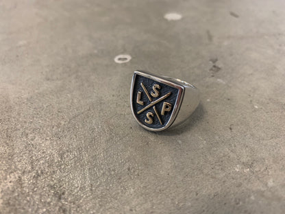 "X" Initial Signet Ring