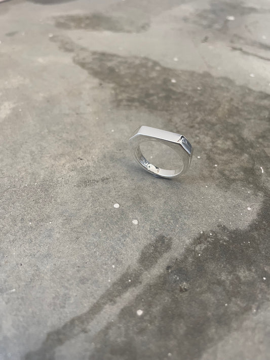 Mini Flat Top Band Ring