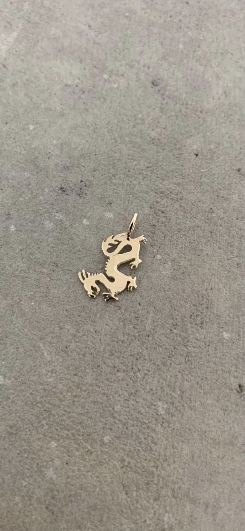 Gold Lucky Dragon Necklace